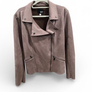 Kut from the Kloth Mauve Suede  Jacket recommended for XL